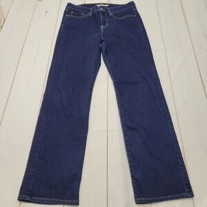 Levis 314 shaping straight jeans dark wash